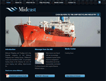 Tablet Screenshot of mideast-shipping.com